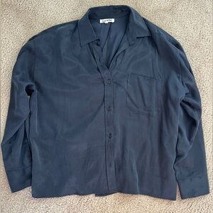 Djerf Avenue On The Go Ash Shirt - Size Medium